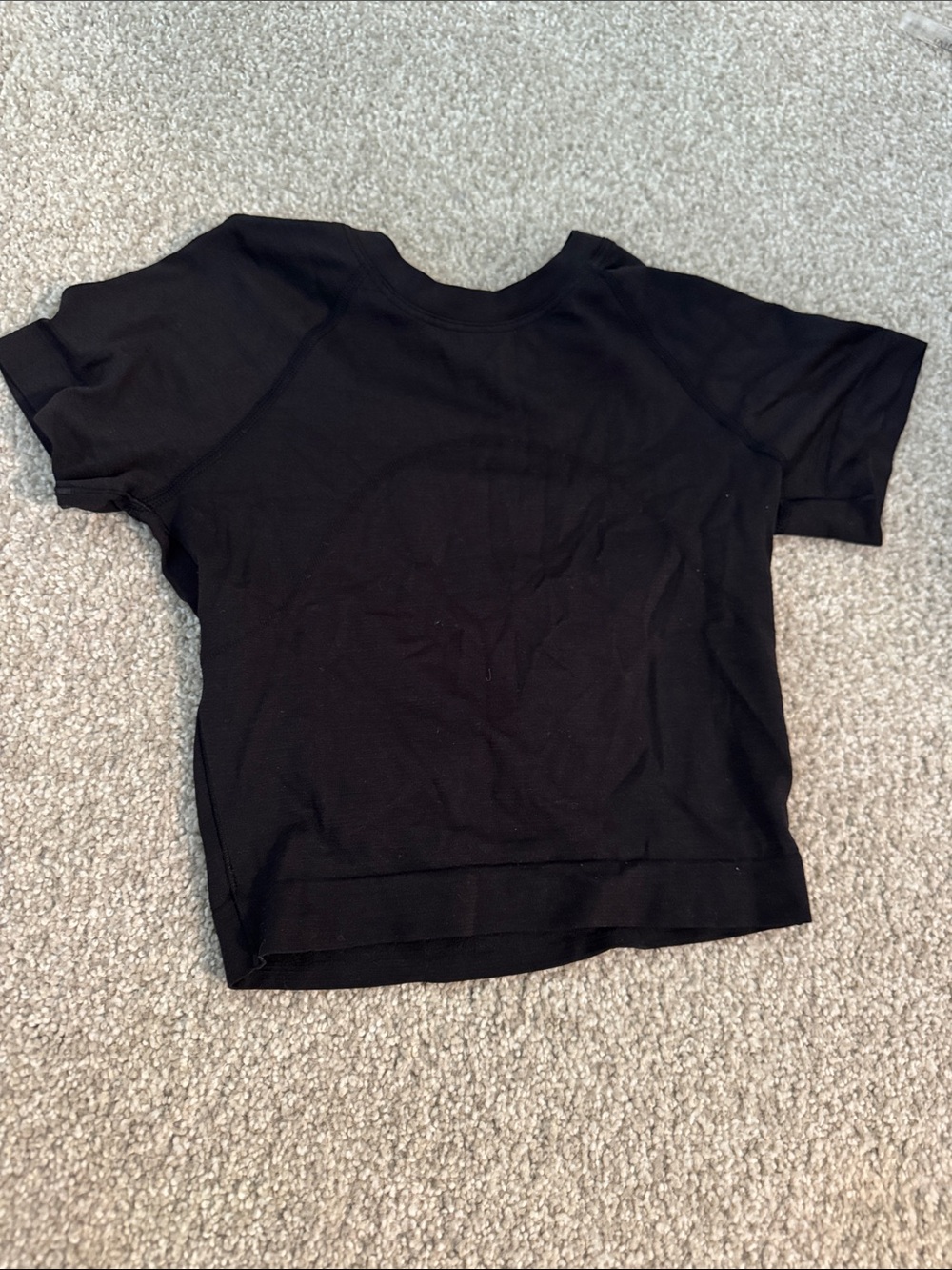 lululemon athletica Black Short Sleeve Women's Tee